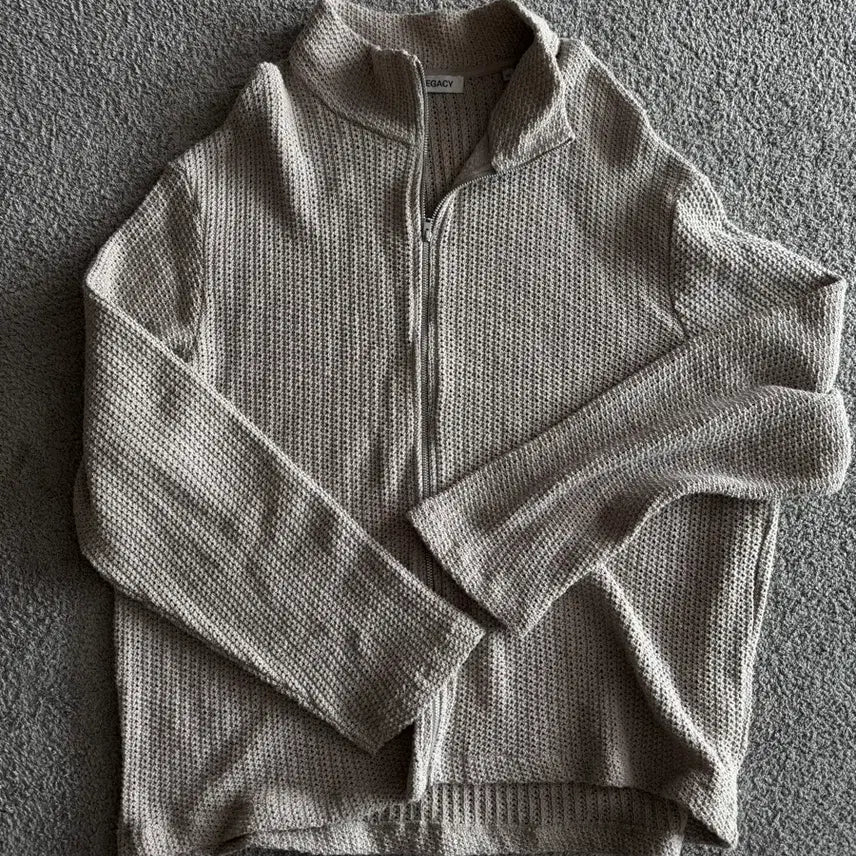 [BUNJANG] Our Legacy Shrunken Knit Zip-up / OUR LEGACY 아워레가시 슈렁큰 니트 집업 52사이즈 코쿤착용