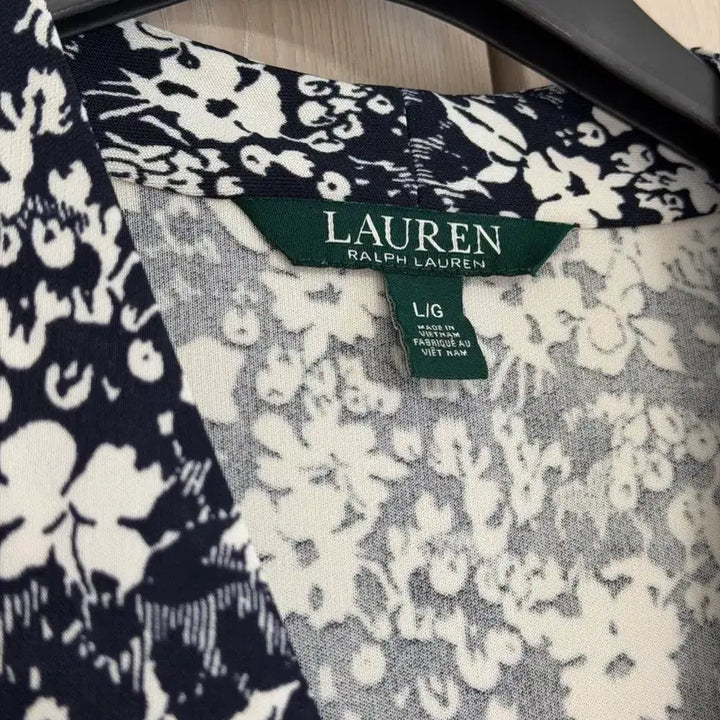 [BUNJANG] Lauren Ralph Lauren Floral Navy Dress / 로렌 랄프로렌 플라워 원피스