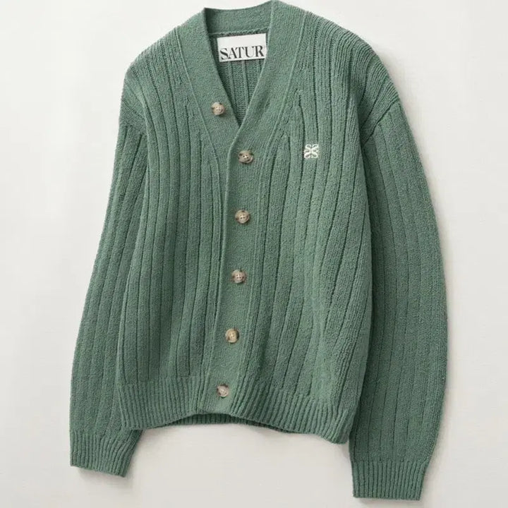 [BUNJANG] S Satur Faro Oversized Boucle Knit Cardigan / S SATUR 세터 여성 파로 오버 사이즈 부클 니트 가디건