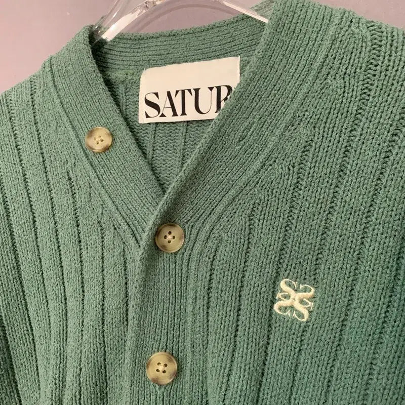 [BUNJANG] S Satur Faro Oversized Boucle Knit Cardigan / S SATUR 세터 여성 파로 오버 사이즈 부클 니트 가디건