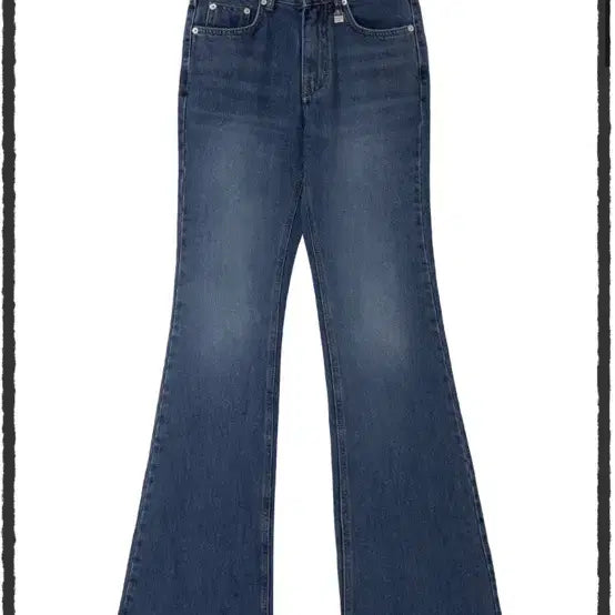 [BUNJANG] Pale Jade Mid-Rise Bootcut Denim Jeans / (새) 페일제이드 미드라이즈 부츠컷 데님