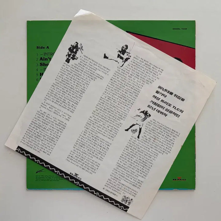 [BUNJANG] TLC 1st Album Original LP / TLC 티엘씨 1집 라이센스 초반 LP