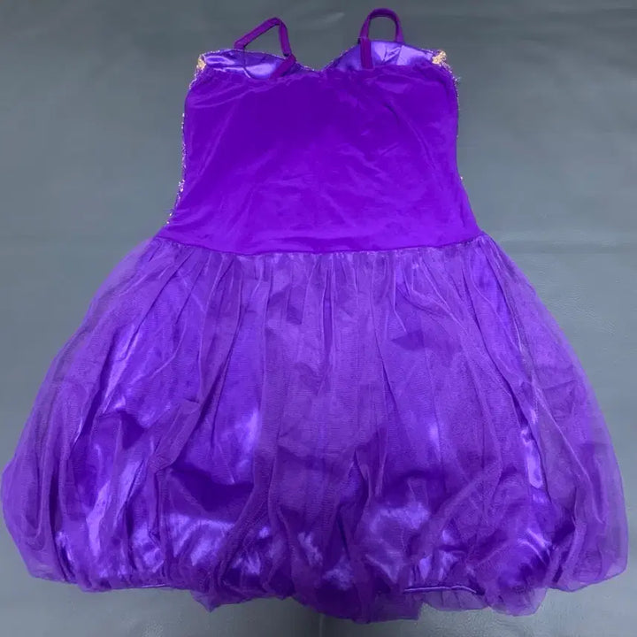 [BUNJANG] Purple Lace Belly Dance Stage Costume / 퍼플 레이스 밸리 댄스 무대 의상