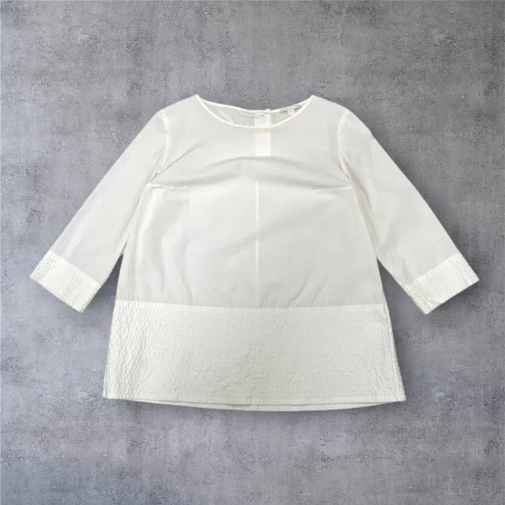 [BUNJANG] COS Cotton Boat Neck Blouse / 코스 COS 화이트 보트넥 코튼 블라우스 38