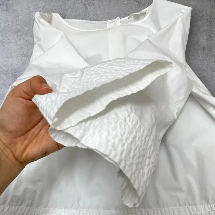 [BUNJANG] COS Cotton Boat Neck Blouse / 코스 COS 화이트 보트넥 코튼 블라우스 38