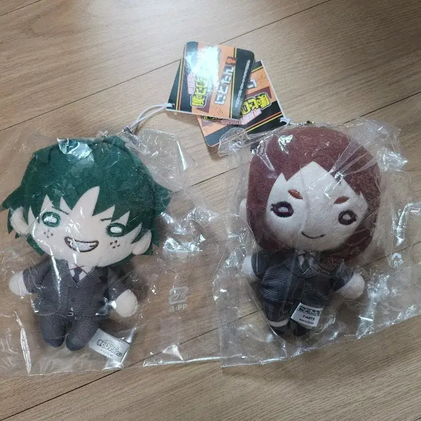 [BUNJANG] My Hero Academia Nito Tan Plush Set [Deku, Uraraka] / 나히아 히로아카 니토탄 인형 세트[데쿠,우라라카]