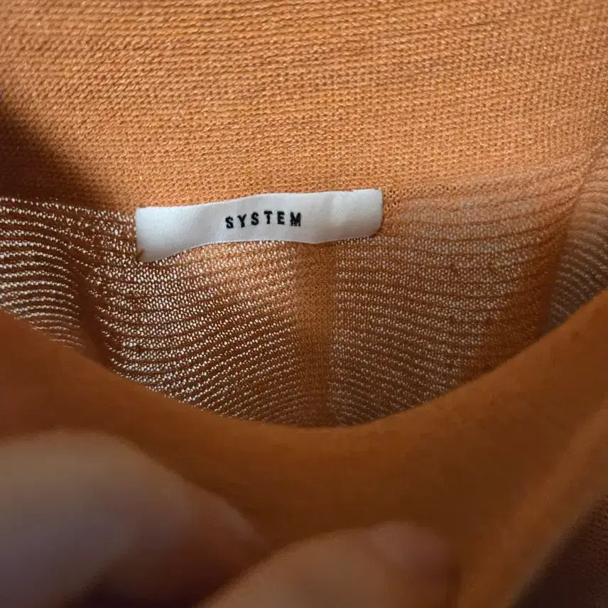 [BUNJANG] SYSTEM Off-Shoulder Knit Top / [F/90] SYSTEM 시스템 오프숄더 니트