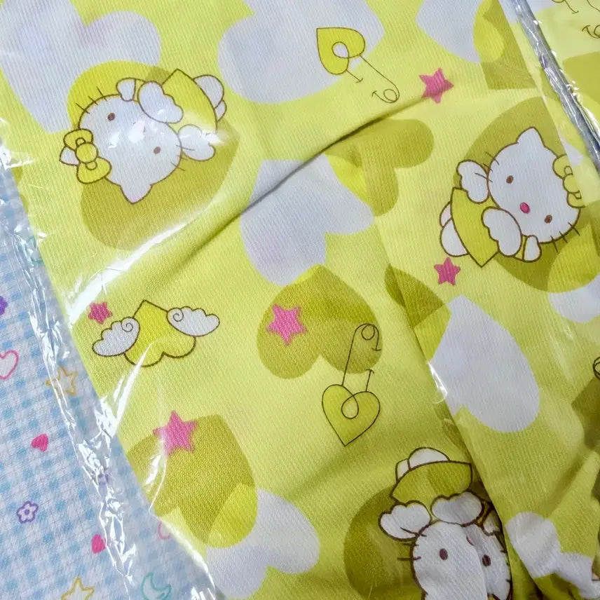 [BUNJANG] Vintage Hello Kitty Fabric Arm Warmers / 고전문구 고전 키티 팔토시 고전팔토시 고전 키티 천 원단