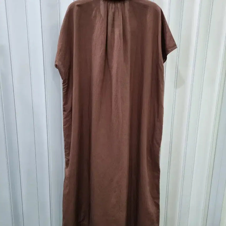 [SOLD OUT] 유니클로 마혼방 브라운 롱 원피스