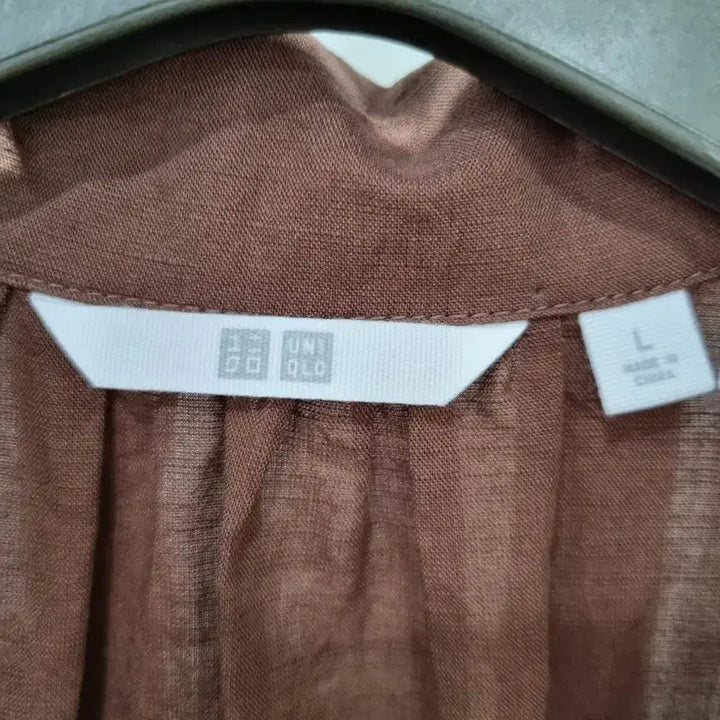 [SOLD OUT] 유니클로 마혼방 브라운 롱 원피스