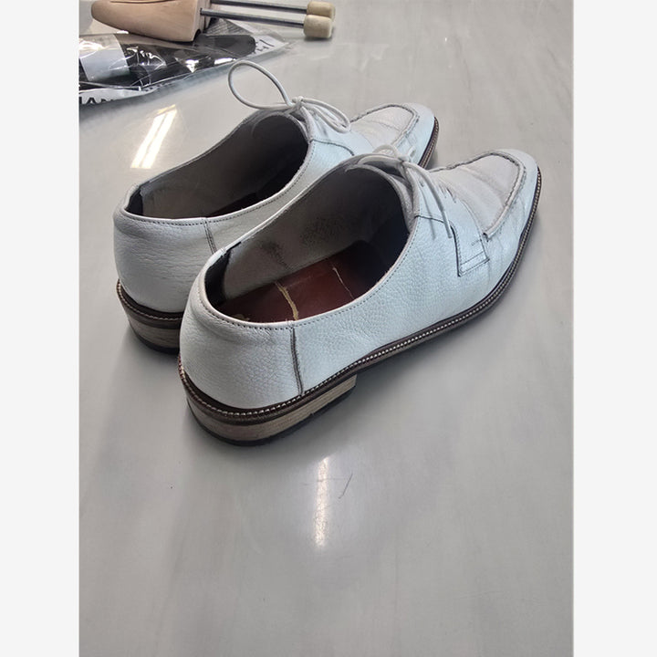 [BUNJANG] Joann Shoes White Oxford Leather Shoes / [구두] 조앤슈 화이트 옥스포드 가죽 구두 280