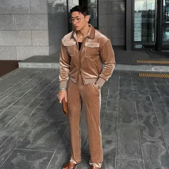 [BUNJANG] Rapinato Etoile Velvet Track Jacket / 라피나토에뚜알 벨벳트러커트레이닝 상의 48 벨벳집업 볼란테 압도