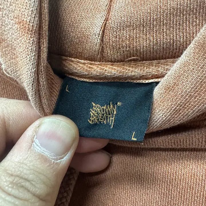 [BUNJANG] Brown Breath Hoodie - Size 1 / 브라운 브레스 후드 ㅣ사이즈