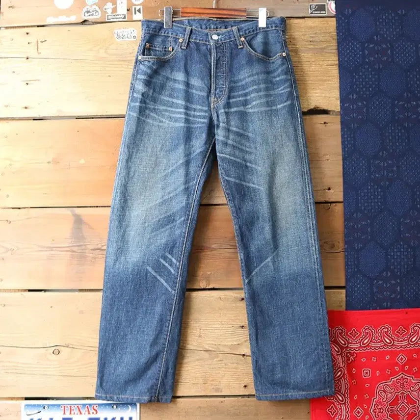 [SOLD OUT] 04S LEVIS 리바이스 04 501-0118 워싱 가공 데님