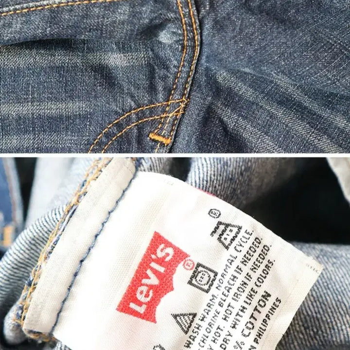 [SOLD OUT] 04S LEVIS 리바이스 04 501-0118 워싱 가공 데님