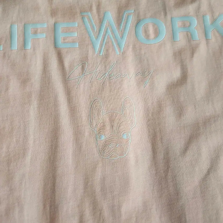 [BUNJANG] LifeWork Pigment Orange T-shirt / 라이프워크 피그먼트 반팔 티셔츠