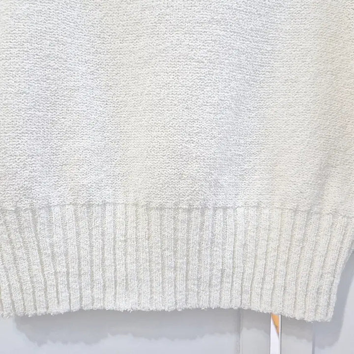 [BUNJANG] AWE Crop Short Sleeve Knit Top / 아위 크롭 반팔 니트티