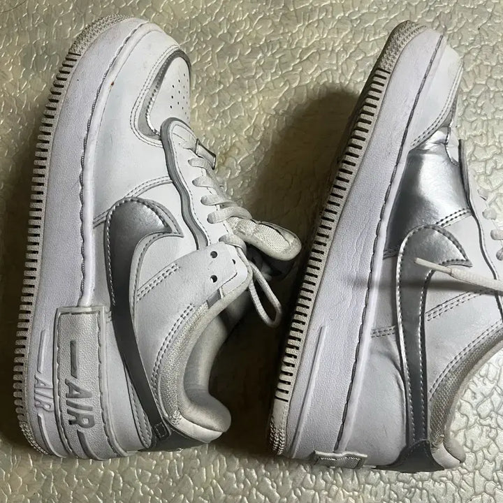 [BUNJANG] Nike Air Force 1 Shadow White Metallic Silver Women&