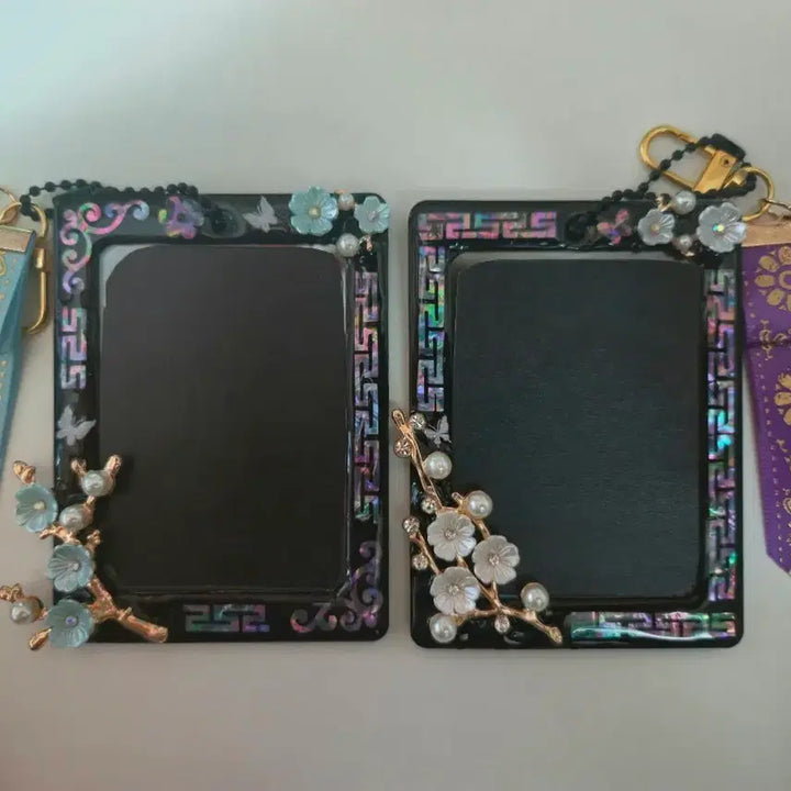 [BUNJANG] Handmade Mother-of-Pearl Danggi Keyring / 자개탑꾸 댕기키링