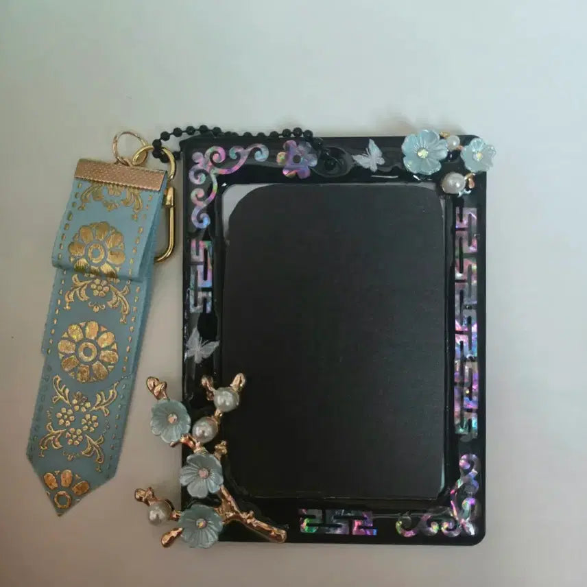 [BUNJANG] Handmade Mother-of-Pearl Danggi Keyring / 자개탑꾸 댕기키링
