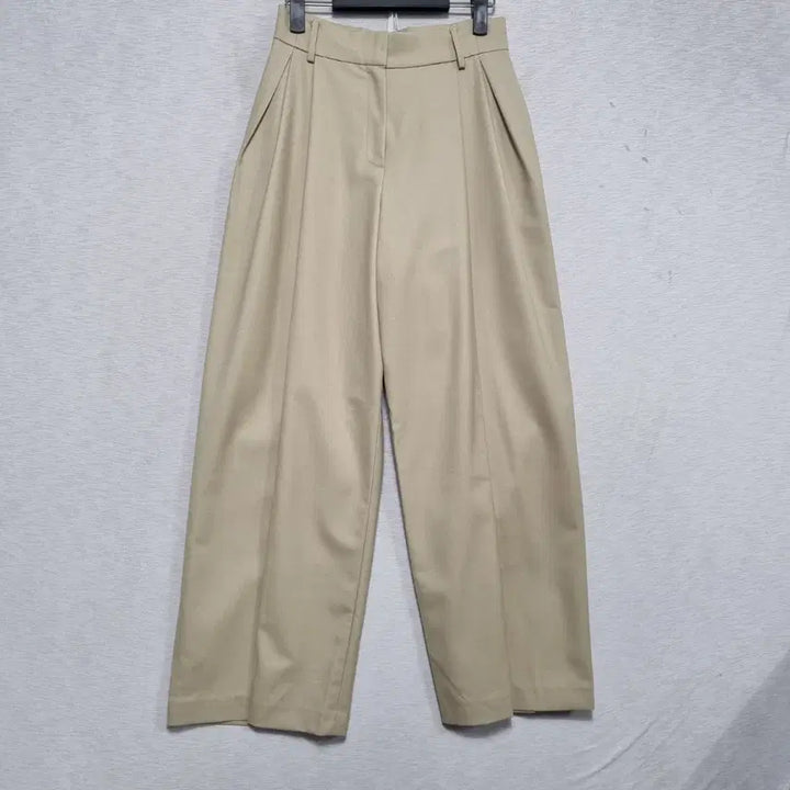 [BUNJANG] Majoné Two-Tuck Wide Pants (Beige) / ㅡ 새상품 마조네 봄여름가을 투턱 와이드 팬츠 여27인치ㅡ0326