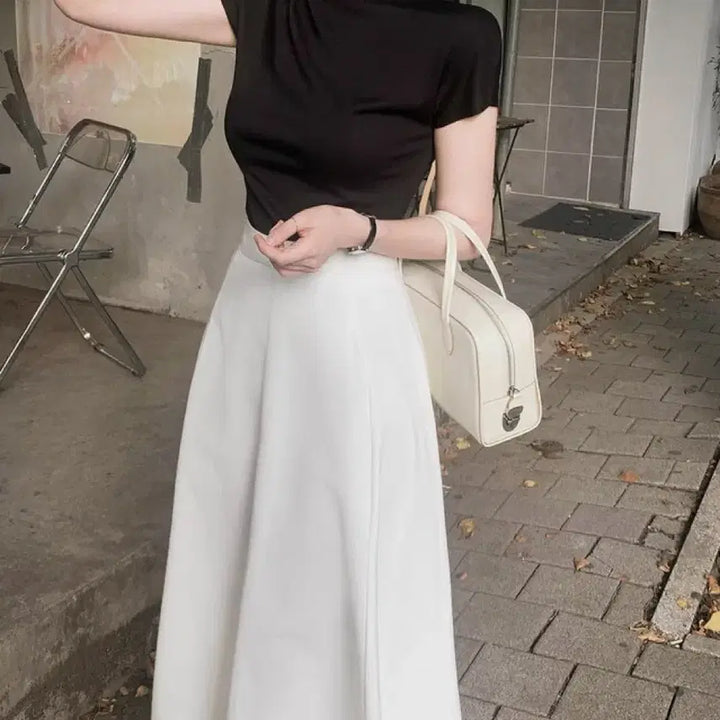[BUNJANG] Long Flare Skirt M / 롱플레어스커트m