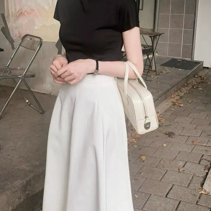 [BUNJANG] Long Flare Skirt M / 롱플레어스커트m