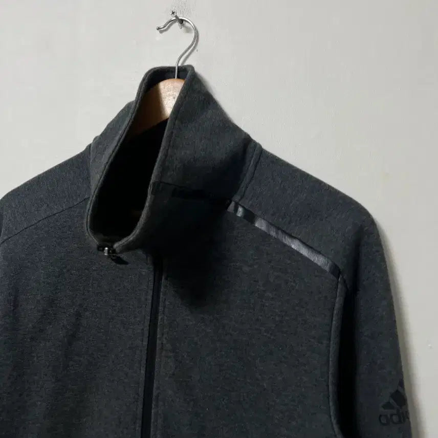 [BUNJANG] Adidas Spandex Jersey Zip-up Jacket / 100-105 아디다스 스판 져지 집업 정품