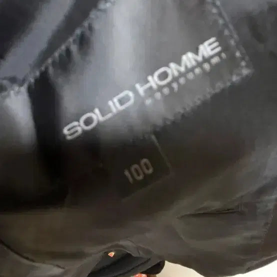[BUNJANG] Solid Homme Black Suit Set / 솔리드옴므 정장