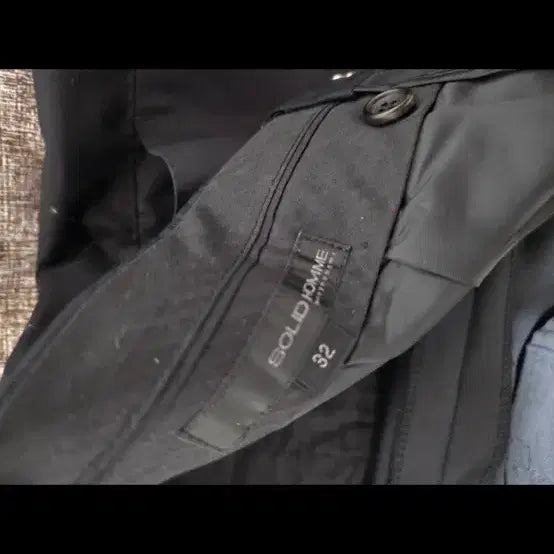 [BUNJANG] Solid Homme Black Suit Set / 솔리드옴므 정장