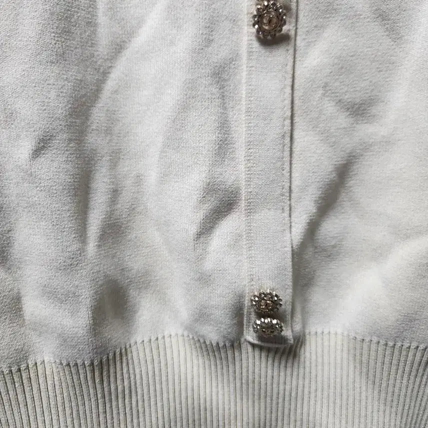 [BUNJANG] Satin Pleated Sleeve Knit Top / SATIN 플리츠 소매 니트 S