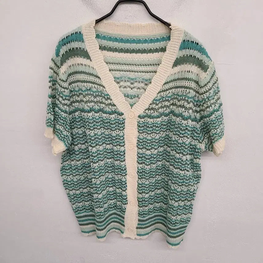 [BUNJANG] SHEIN Knit Cardigan / [여성88~99 size] 쉬인 반팔 니트 가디건