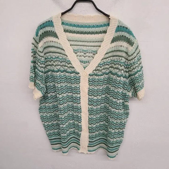 [BUNJANG] SHEIN Knit Cardigan / [여성88~99 size] 쉬인 반팔 니트 가디건