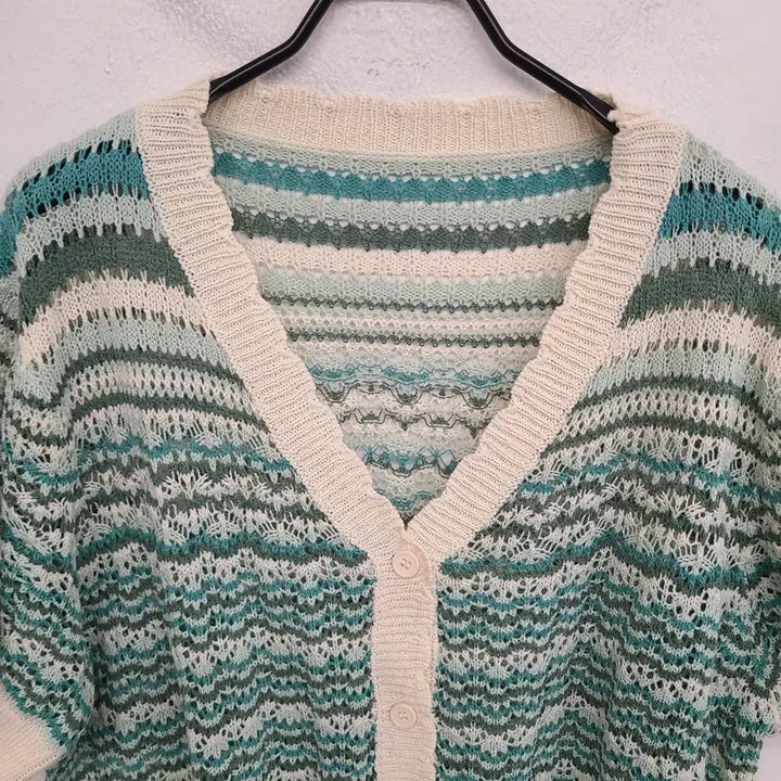 [BUNJANG] SHEIN Knit Cardigan / [여성88~99 size] 쉬인 반팔 니트 가디건