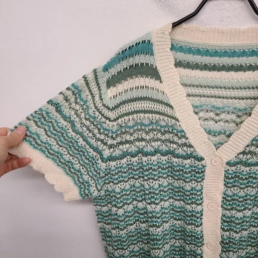[BUNJANG] SHEIN Knit Cardigan / [여성88~99 size] 쉬인 반팔 니트 가디건