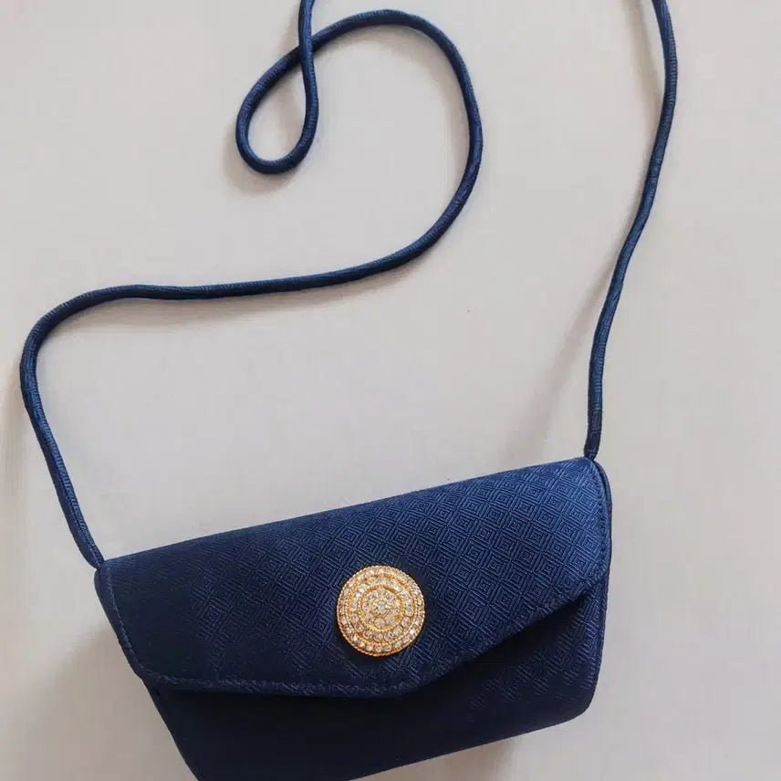 [BUNJANG] Navy Mini Crossbody Bag / 네이비 미니  크로스백