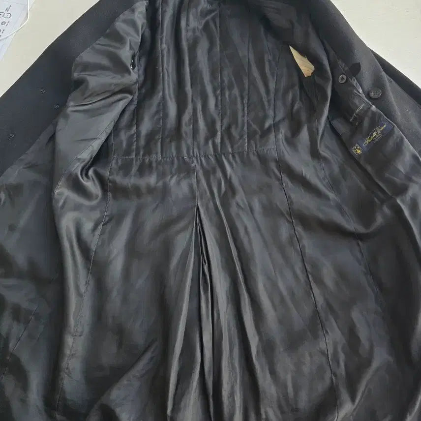 [BUNJANG] Wooyoungmi Double Coat (Black) - Size 48 / 우영미 블랙 더블 코트 48사이즈 95-100