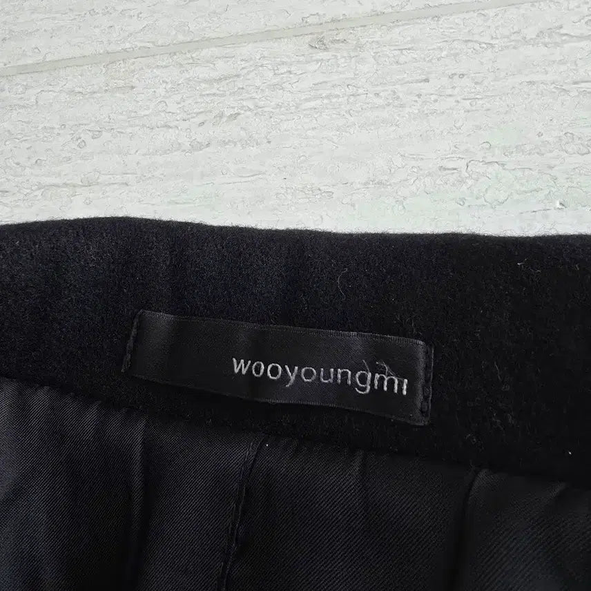 [BUNJANG] Wooyoungmi Double Coat (Black) - Size 48 / 우영미 블랙 더블 코트 48사이즈 95-100