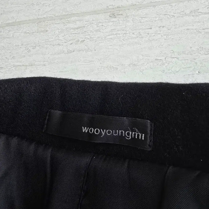 [BUNJANG] Wooyoungmi Double Coat (Black) - Size 48 / 우영미 블랙 더블 코트 48사이즈 95-100