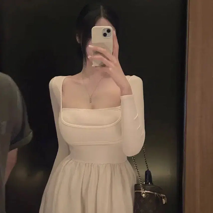 [BUNJANG] Laurent Maxi Dress / 로랑 맥시ops 데이트룩 섹시글램 청순룩 청순여리 번따룩