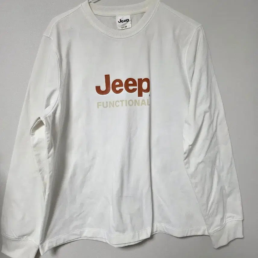 [BUNJANG] Jeep Functional Long Sleeve T-shirt White / A급/100/Jeep 짚 기능성(펑셔널)긴팔 티 화이트