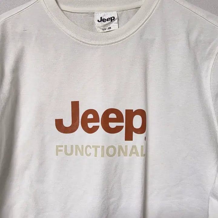 [BUNJANG] Jeep Functional Long Sleeve T-shirt White / A급/100/Jeep 짚 기능성(펑셔널)긴팔 티 화이트