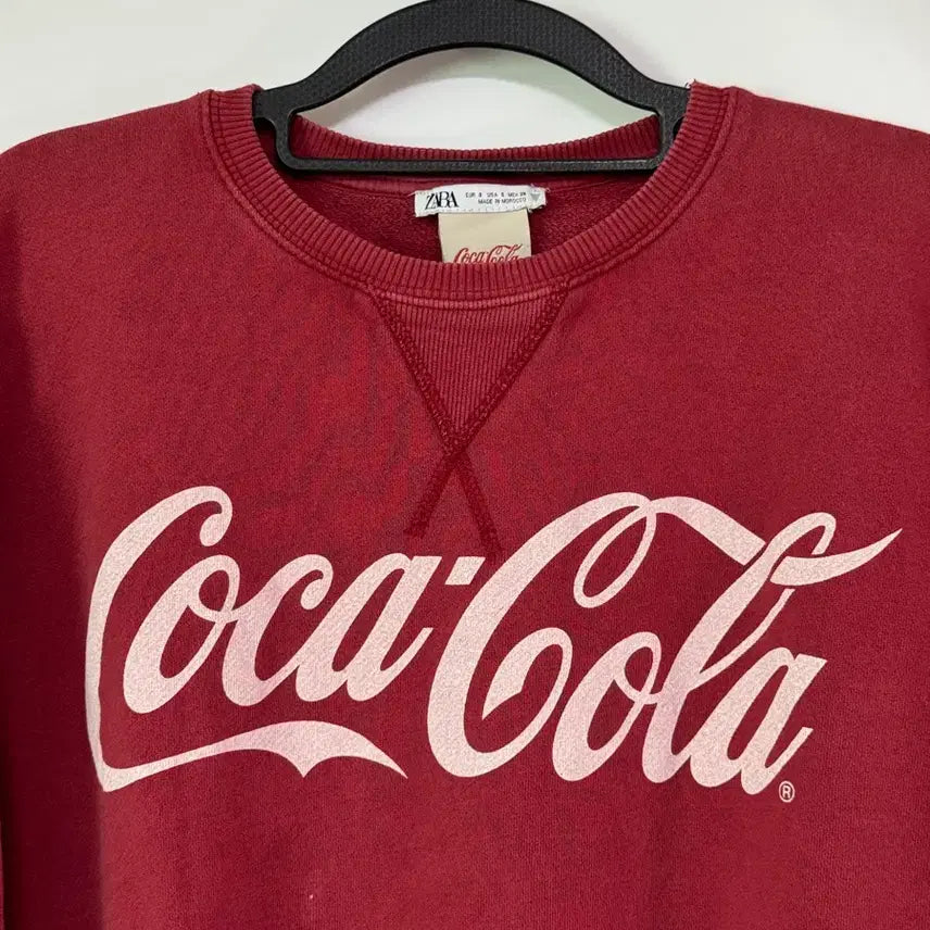 [BUNJANG] Zara Coca-Cola Graphic Sweatshirt / ZARA 코카콜라 맨투맨 남자95 여성 M,L