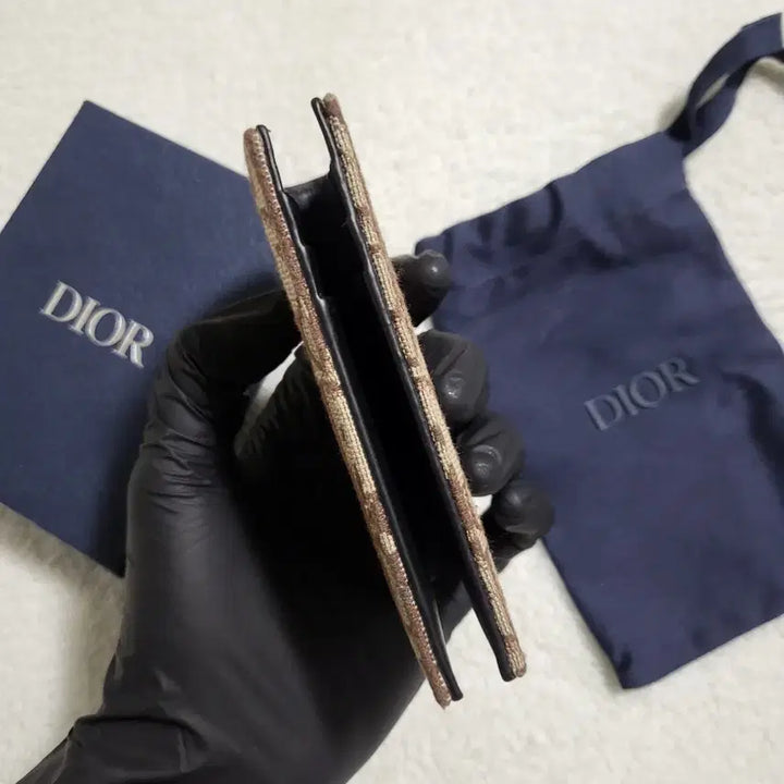 [BUNJANG] Dior Oblique Organizer Card Wallet Brown / [유일매물/새상품급] 디올 오블리크 오거나이저 카드지갑 브라운