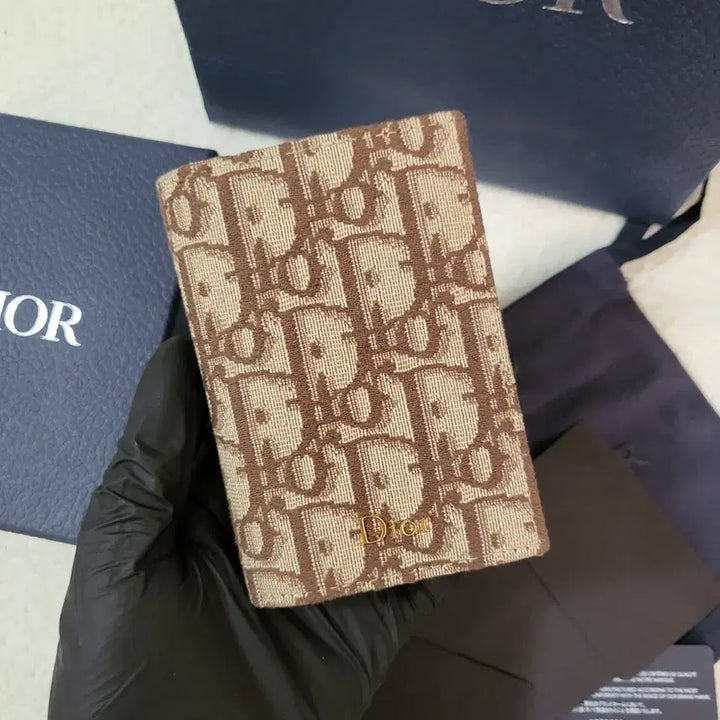 [BUNJANG] Dior Oblique Organizer Card Wallet Brown / [유일매물/새상품급] 디올 오블리크 오거나이저 카드지갑 브라운