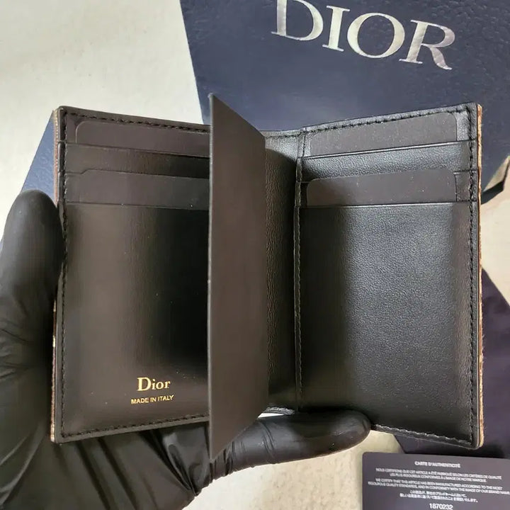 [BUNJANG] Dior Oblique Organizer Card Wallet Brown / [유일매물/새상품급] 디올 오블리크 오거나이저 카드지갑 브라운