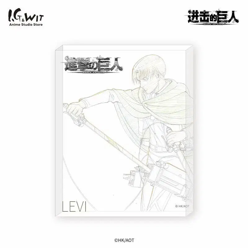 [BUNJANG] Attack on Titan Levi Acrylic Block / (새상품) 진격의 거인 리바이 선화 아크릴 블록