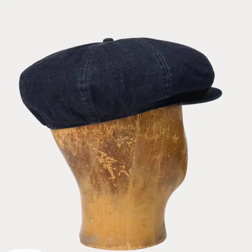 [BUNJANG] RRL Indigo Dyed Newsboy Cap L / 더블알엘, 인디고 다이, 뉴스보이 캡, L