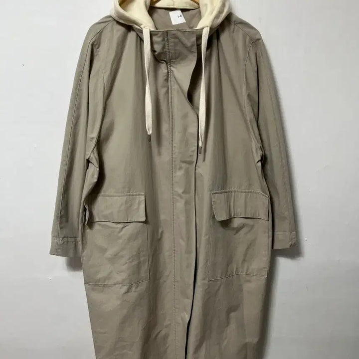 [BUNJANG] Free i-d Oversized Hooded Long Field Coat / Free i-d 루즈핏 후드 롱 야상 코트 정품