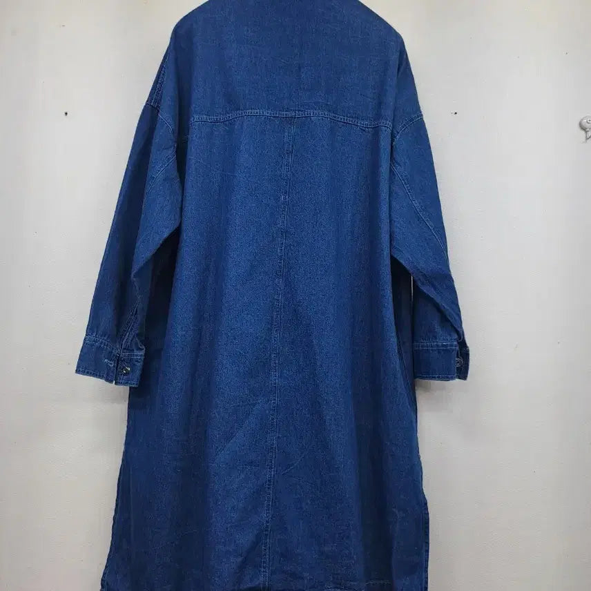 [BUNJANG] Denim Long Coat 88 / 멋스런 데님 롱코트88미사용